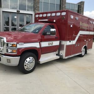 City of Beachwood Fire Department, Beachwood Ohio, Cuyahoga County. 2020 International CV Life Line Ambulance. Salesperson Derek Shaffer